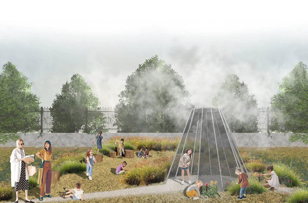 Risultato del workshop giardini sensoriali alla scuola De Amicis di Palermo