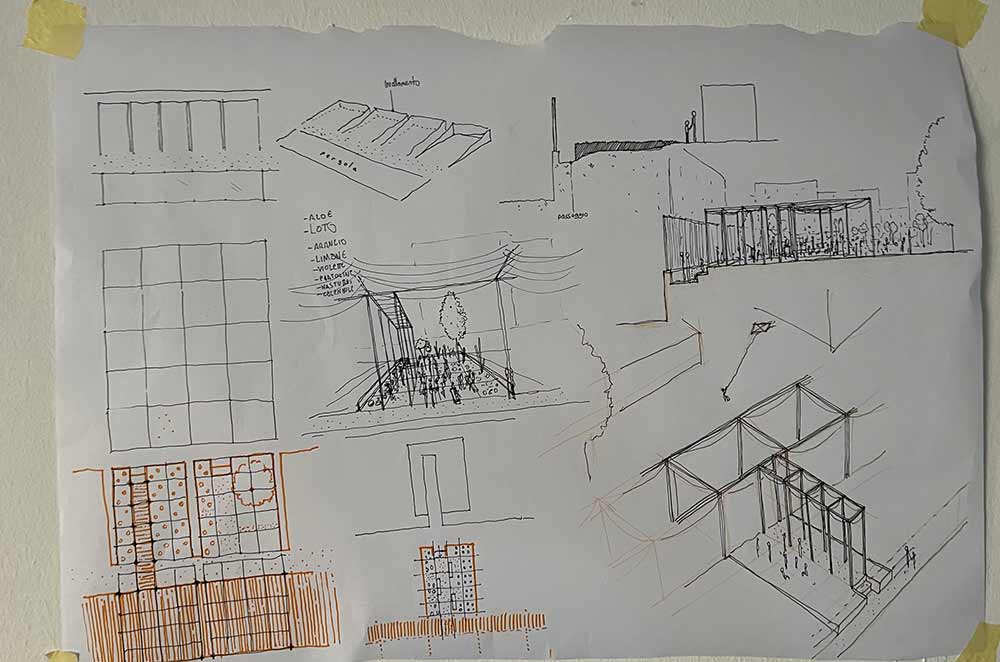 Giardino sensoriale OASI CIVICA - spazio verde rigenerato nel quartiere Noce