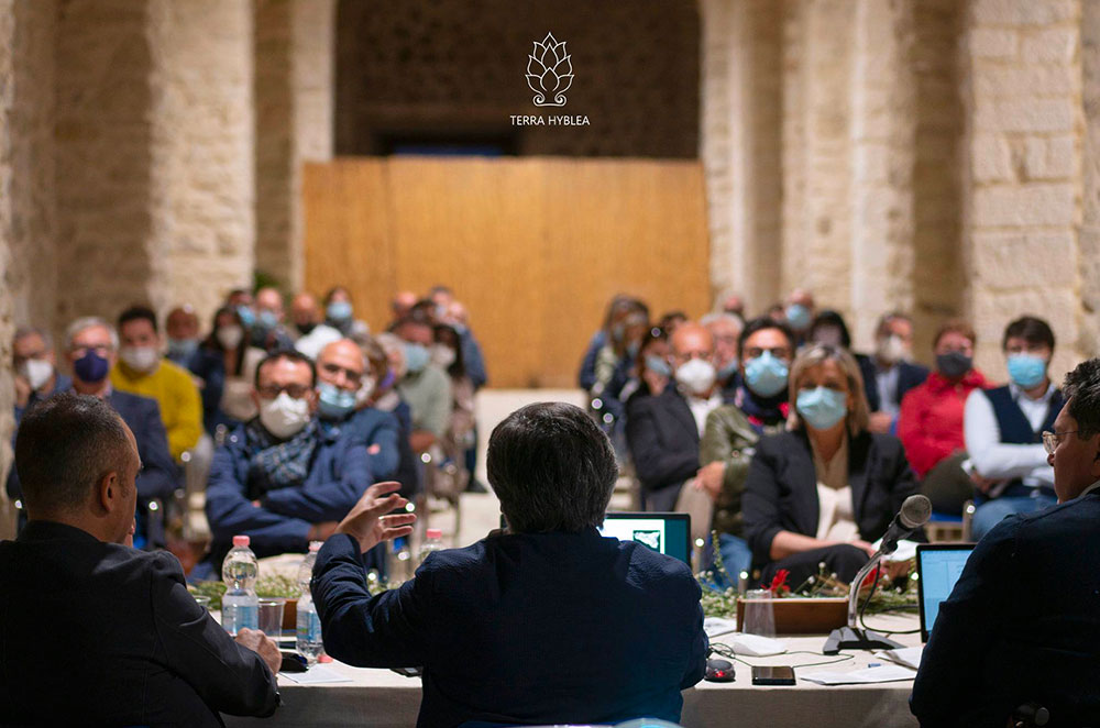 Vista dello Stagnone di Valledolmo durante il Festival dei Territori Sensibili