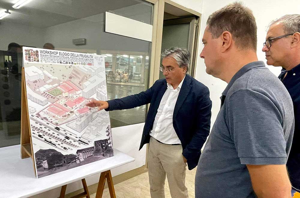 Progetto giardini sensoriali presentato alla Notte dei Ricercatori SHARPER 2022